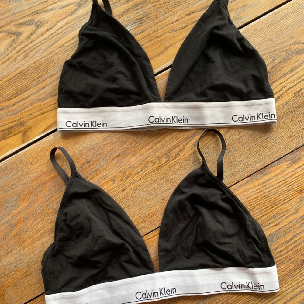Calvin Klein Lightly Lined Triangle Bralette/For … - image 2